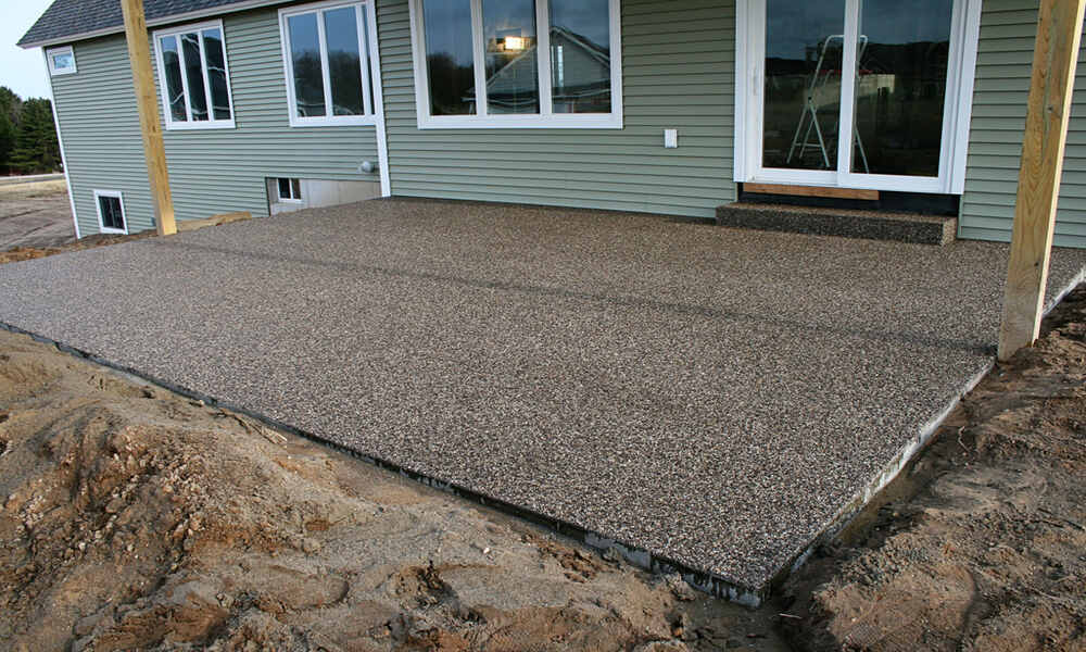 Exposed Aggregate Patio - The Concrete Doctors