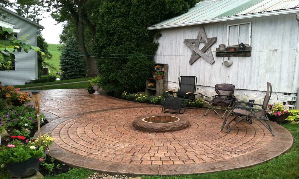 Stamped Concrete Patio 3 - The Concrete Doctors