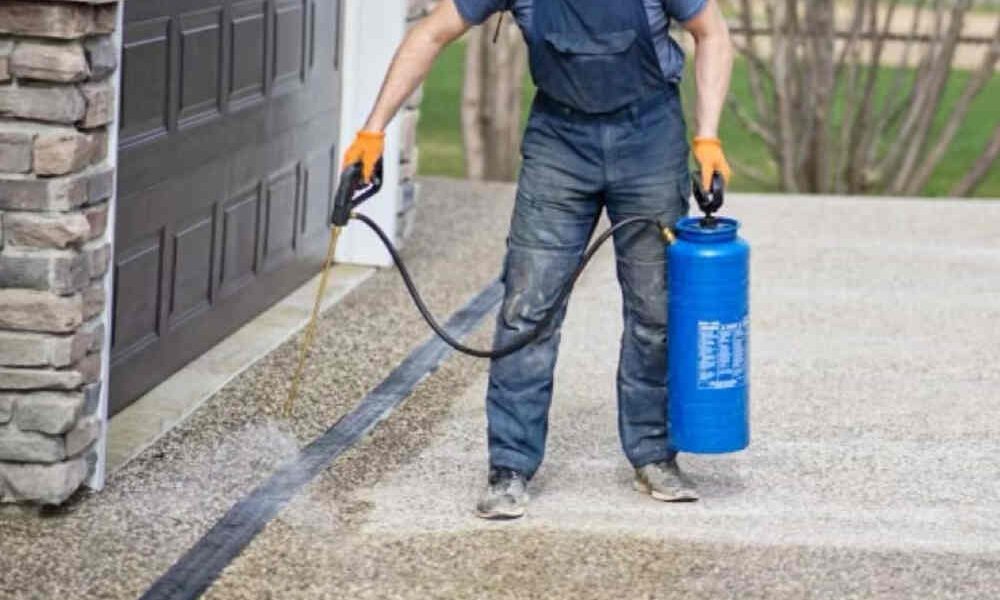 Concrete Sealing Driveway - The Concrete Doctors